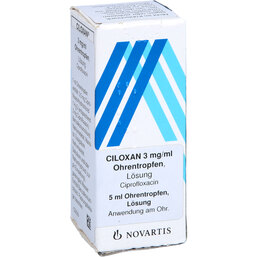 Abbildung: Ciloxan 3 mg / ml Ohrentropfen 5 ml, Ohrentropfen PZN 09476448