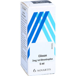 Abbildung: Ciloxan 3 mg / ml Ohrentropfen 5 ml, Ohrentropfen PZN 09476626
