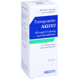 Abbildung: Trimipramin Aristo 40 mg / ml Lösung zum Einnehmen 30 ml, Lösung zum Einnehmen PZN 09481857