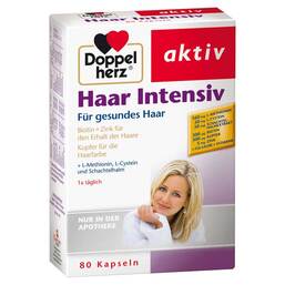 Abbildung: Doppelherz Haar Intensiv Kapseln Kapseln, 80 St PZN 09483483