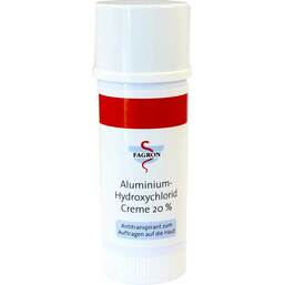 Abbildung: Aluminium Hydroxychlorid Creme 20% Fagron 50 ml, Creme PZN 09485312