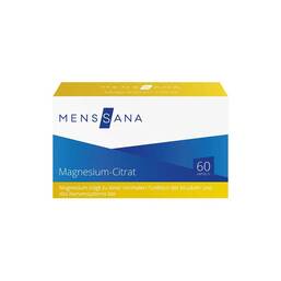 Abbildung: Magnesium Citrat Menssana Kapseln Kapseln, 60 St PZN 09486197