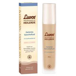 Abbildung: Luvos Naturkosmetik getöntes Gesichtsfluid hell Emulsion, 50 ml PZN 09488440