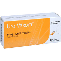 Abbildung: Uro Vaxom 6 mg Kapseln 30 St, Hartkapseln PZN 09490247