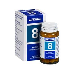 Abbildung: Biochemie Orthim 8 Natrium chloratum D 6 Tabletten Tabletten, 100 St PZN 09491241