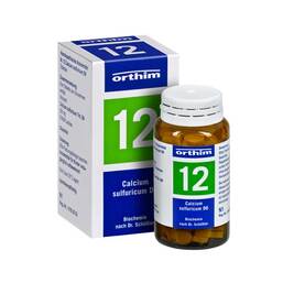 Abbildung: Biochemie Orthim 12 Calcium sulfuricum D 6 Tabletten Tabletten, 100 St PZN 09492217