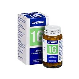 Abbildung: Biochemie Orthim 16 Lithium chloratum D 12 Tabletten Tabletten, 100 St PZN 09492269