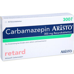 Abbildung: Carbamazepin Aristo 300 mg Retardtabletten 80 St, Retard-Tabletten PZN 09494742
