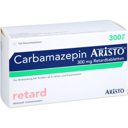 Abbildung: Carbamazepin Aristo 300 mg Retardtabletten 160 St, Retard-Tabletten PZN 09494759