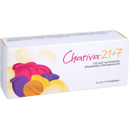 Abbildung: Chariva 21 + 7 Filmtabletten 6X28 St, Filmtabletten PZN 09505204