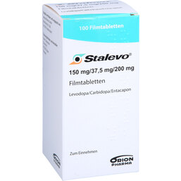 Abbildung: Stalevo 150 mg / 37,5 mg / 200 mg Filmtabletten 100 St, Filmtabletten PZN 09508680