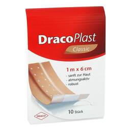Abbildung: Dracoplast Classic Pflaster 1mx6cm 1 St, Pflaster PZN 09513540