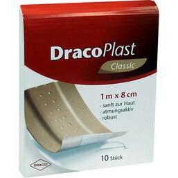 Abbildung: Dracoplast Classic Pflaster 1mx8cm 1 St, Pflaster PZN 09513557