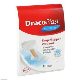 Abbildung: Dracoplast waterproof Fingerkuppenpflaster 10 St, Pflaster PZN 09513586