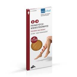 Abbildung: Provital 70 den Stützkniestrümpfe Größe 35 - 38 puder 2 St PZN 09519755