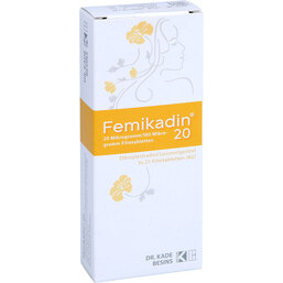 Abbildung: Femikadin 20 Filmtabletten 3X21 St, Filmtabletten PZN 09522071