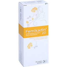 Abbildung: Femikadin 20 Filmtabletten 6X21 St, Filmtabletten PZN 09522088