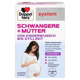 Abbildung: Doppelherz system Schwangere+Mütter Kapseln Kapseln, 60 St PZN 09529699
