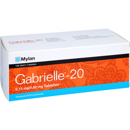 Abbildung: Gabrielle-20 0,15 mg / 0,02 mg Tabletten 126 St, Tabletten PZN 09530082