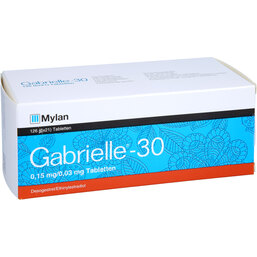 Abbildung: Gabrielle-30 0,15 mg / 0,03 mg Tabletten 126 St, Tabletten PZN 09530159