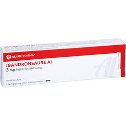 Abbildung: Ibandronsäure AL 3 mg Injektionslösung 1 St, Injektionslösung PZN 09530478