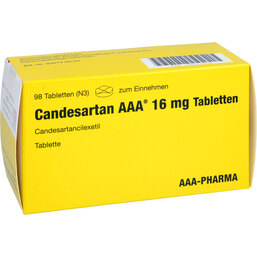 Abbildung: Candesartan AAA 16 mg Tabletten 98 St, Tabletten PZN 09531816