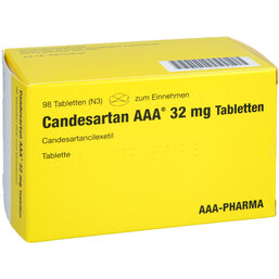 Abbildung: Candesartan AAA 32 mg Tabletten 98 St, Tabletten PZN 09531845