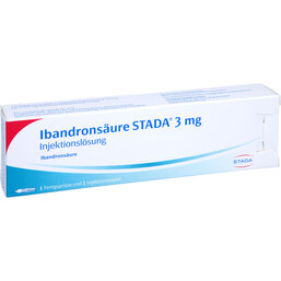 Abbildung: Ibandronsäure STADA 3 mg Injektionslösung 1 St, Injektionslösung PZN 09534619