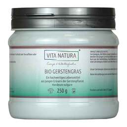 Abbildung: Bio Gerstengras Pulver Pulver, 250 g PZN 09539232