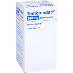 Abbildung: Temomedac 140 mg Hartkapseln 20 St, Hartkapseln PZN 09541654