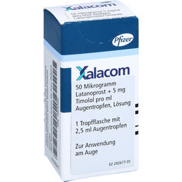 Abbildung: Xalacom Augentropfen 1X2.5 ml, Augentropfen PZN 09542895