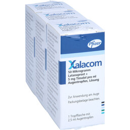 Abbildung: Xalacom Augentropfen 3X2.5 ml, Augentropfen PZN 09542903