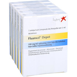 Abbildung: Fluanxol Depot 10% Injektionslösung 5X1 ml, Injektionslösung PZN 09544457
