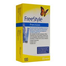 Abbildung: Freestyle Precision Blutzucker Teststreifen 100 St, Teststreifen PZN 09605118