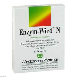 Abbildung: Enzym Wied N Dragees 20 St, Dragees PZN 09609719