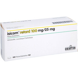 Abbildung: Isicom retard 100 mg / 25 mg Retardtabletten 100 St, Retard-Tabletten PZN 09614198