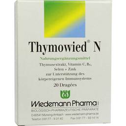 Abbildung: Thymowied N Dragees 20 St, Dragees PZN 09616955
