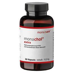 Abbildung: Monachol extra Rotes Reismehl Kapseln Kapseln, 30 St PZN 09620589