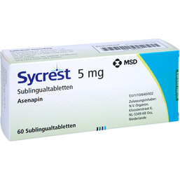Abbildung: Sycrest 5 mg Sublingualtabletten 60 St, Sublingualtabletten PZN 09628421