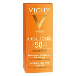 Abbildung: Vichy Idéal Soleil Mattierendes Sonnen-Fluid LSF 50+ für das Gesicht Gel, 50 ml PZN 09629403