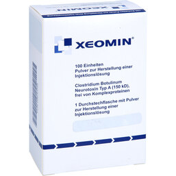 Abbildung: Xeomin 100 LD50 Einheiten Pulver zur Herstellung einer Injektionslösung 1 St, Pulver zur Herstellung einer Injektionslösung PZN 09632049
