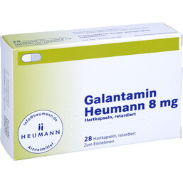 Abbildung: Galantamin Heumann 8 mg Hartkapseln retardiert 28 St, Retard-Kapseln PZN 09632842