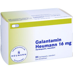 Abbildung: Galantamin Heumann 16 mg Hartkapseln retardiert 84 St, Retard-Kapseln PZN 09632871