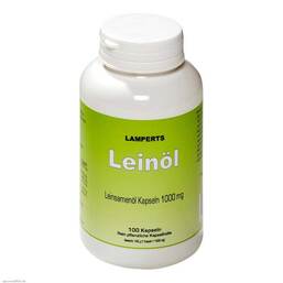 Abbildung: Leinöl 1000 mg Lamperts Kapseln 100 St, Kapseln PZN 09633876 