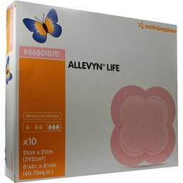 Abbildung: Allevyn Life 21x21 cm Verband 10 St, Verband PZN 09634060