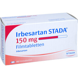 Abbildung: Irbesartan STADA 150 mg Filmtabletten 98 St, Filmtabletten PZN 09636981