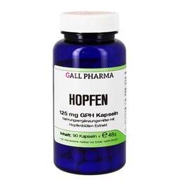 Abbildung: Hopfen 125 mg GPH Kapseln 90 St, Kapseln PZN 09645313