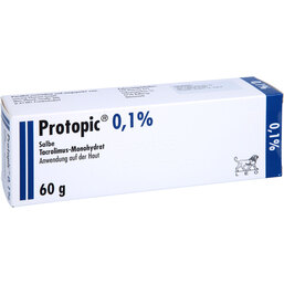 Abbildung: Protopic 0,1% Salbe 60 g, Salbe PZN 09668662