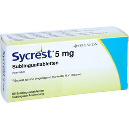Abbildung: Sycrest 5 mg Sublingualtabletten 60 St, Sublingualtabletten PZN 09668691