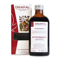 Abbildung: Spitzwegerichblätter Bio Pflanzensaft Drapal 200 ml, Saft PZN 09669302
